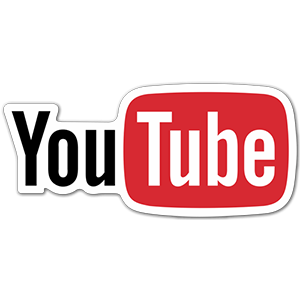 here is a YouTube Logo Sticker from the Into the Web collection for sticker mania