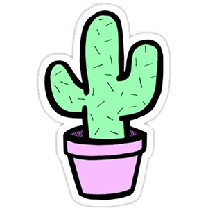 cool and cute Cactus for stickermania