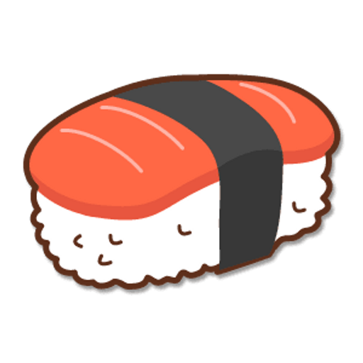 here is a Sushi Sticker from the Food and Beverages collection for sticker mania