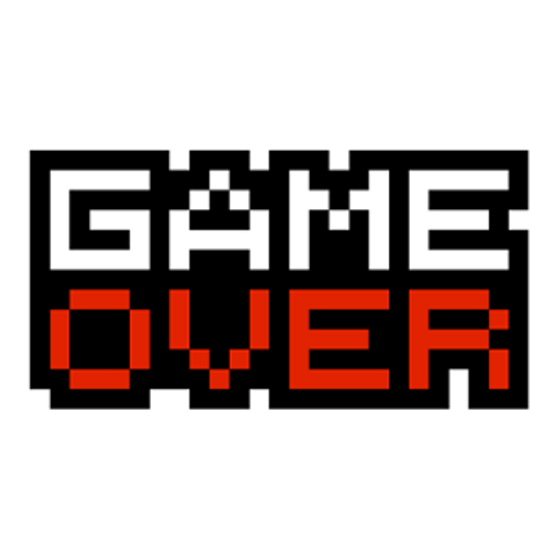 here is a Pixel Game Over Sticker from the Games collection for sticker mania