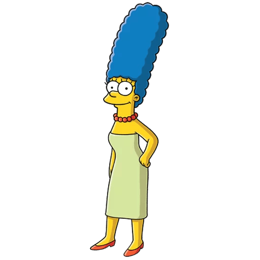 here is a Marge Simpson The Simpsons Character Sticker from the The Simpsons collection for sticker mania
