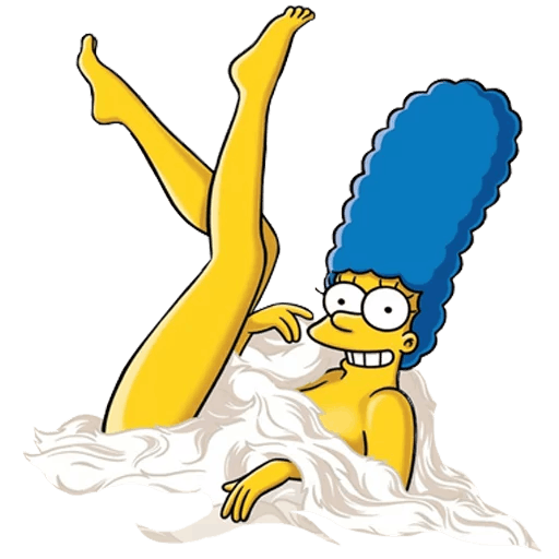 here is a Marge Simpson from Playboy Sticker from the The Simpsons collection for sticker mania