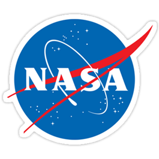 here is a Nasa Logo Sticker from the Outer Space collection for sticker mania