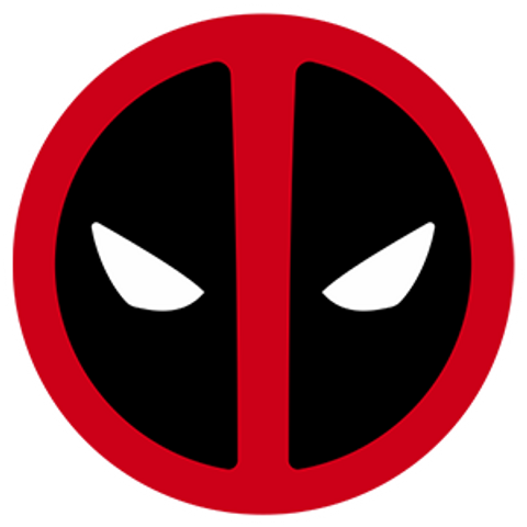 Deadpool Marvel logo Sticker - Sticker Mania