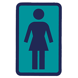 here is a Girl Skateboarding Blue Logo Sticker from the Skateboard collection for sticker mania
