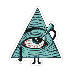 here is a When Your Third Eye Has Seen Too Much Bullshit sticker from the Noob Pack collection for sticker mania