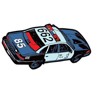 here is a Police Car 662 Sticker from the Noob Pack collection for sticker mania