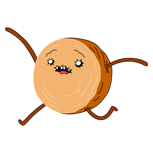 here is a Adventure Time Cinnamon Bun Happy Sticker from the Adventure Time collection for sticker mania