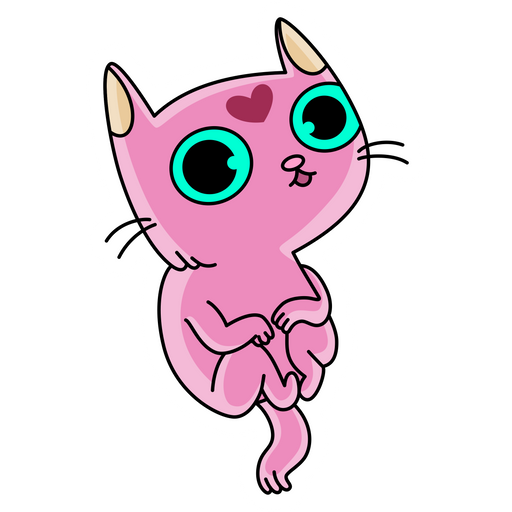 here is a Adventure Time Kitten Sticker from the Adventure Time collection for sticker mania