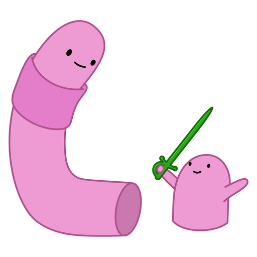 Adventure Time Shelby and Kent Sticker