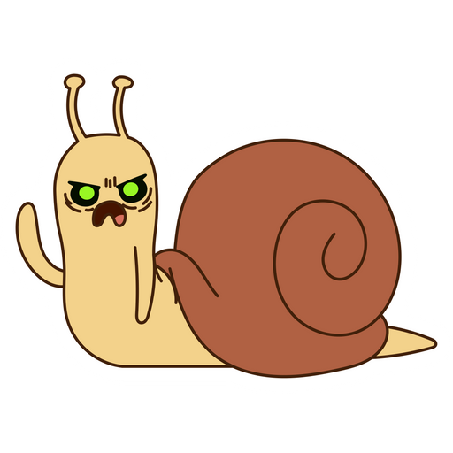 here is a Adventure Time Snail Sticker from the Adventure Time collection for sticker mania