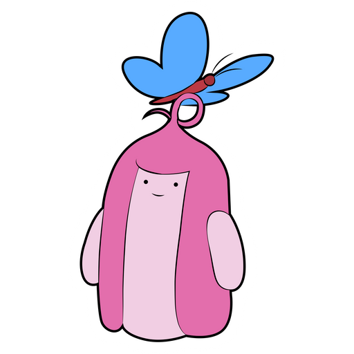 here is a Infant Princess Bubblegum Sticker from the Adventure Time collection for sticker mania
