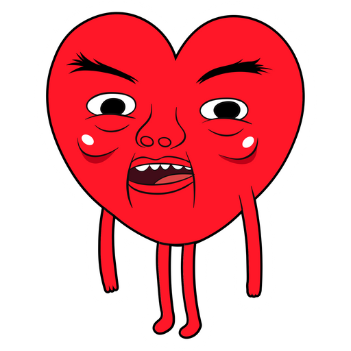 here is a Adventure Time Ricardio the Heart Guy Sticker from the Adventure Time collection for sticker mania