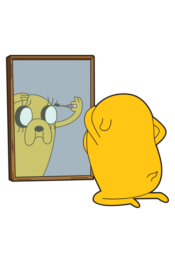 Adventure Time Amazed Jake Sticker - Sticker Mania