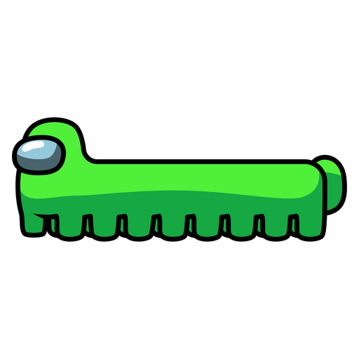 here is a Among Us Caterpillar Sticker from the Among Us collection for sticker mania