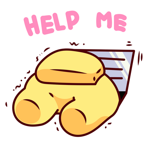 here is a Among Us Help Me Sticker from the Among Us collection for sticker mania