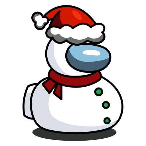 here is a Among Us Snowman Sticker from the Among Us collection for sticker mania