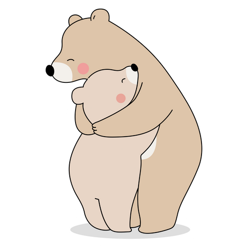 here is a Bears Family Hug Sticker from the Animals collection for sticker mania