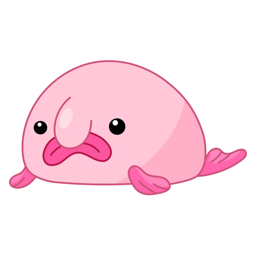 here is a Blobfish Sticker from the Animals collection for sticker mania