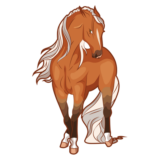 Brown Horse Sticker