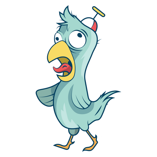 here is a Crazy Rooster Sticker from the Animals collection for sticker mania
