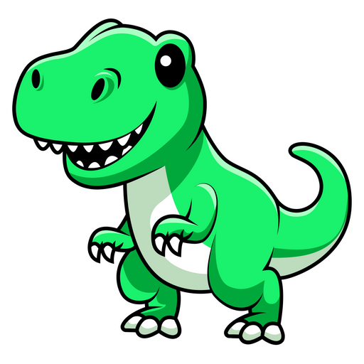 here is a Cute T-Rex Dinosaur Sticker from the Cute collection for sticker mania