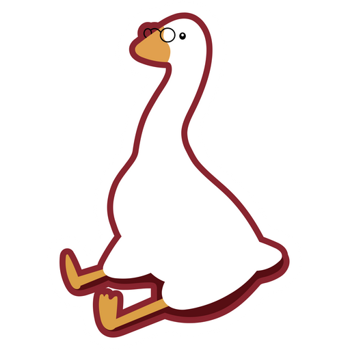 here is a Duck Glasses Sticker from the Animals collection for sticker mania
