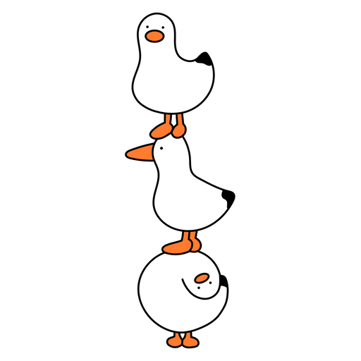 Funny Ducks Sticker