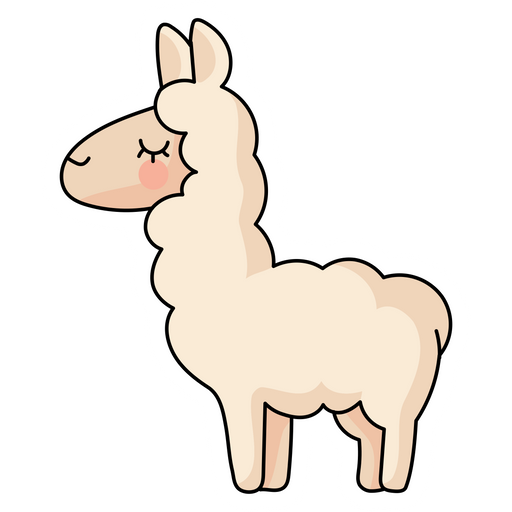 here is a Llama Sticker from the Animals collection for sticker mania