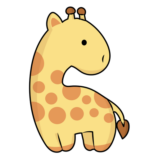 here is a Little Giraffe Sticker from the Animals collection for sticker mania