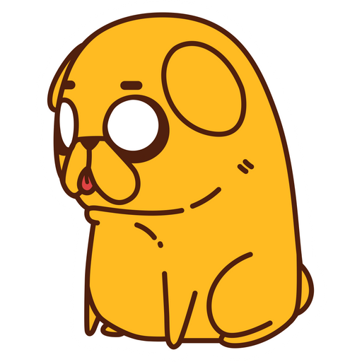 here is a Puglie Pug Jake Sticker from the Animals collection for sticker mania