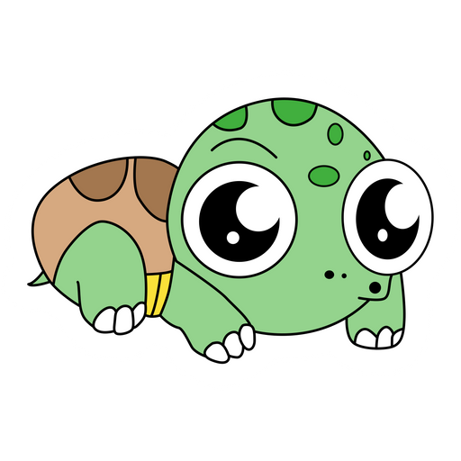 here is a Singing Turtle Sticker from the Animals collection for sticker mania