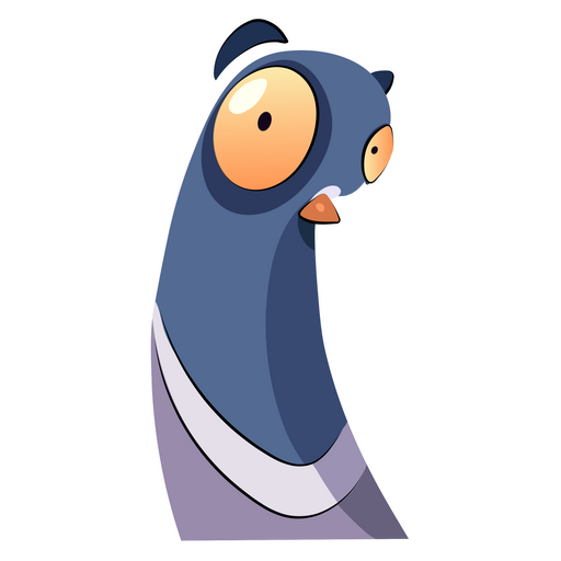 here is a Surprised Dove Sticker from the Animals collection for sticker mania