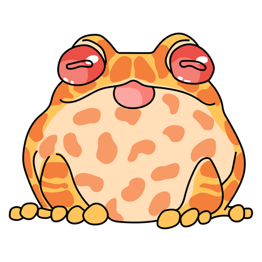 Tiger Frog Sticker