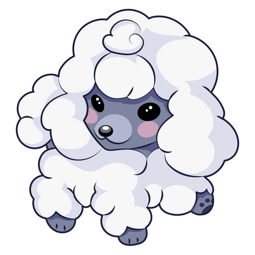 here is a White Poodle Sticker from the Animals collection for sticker mania