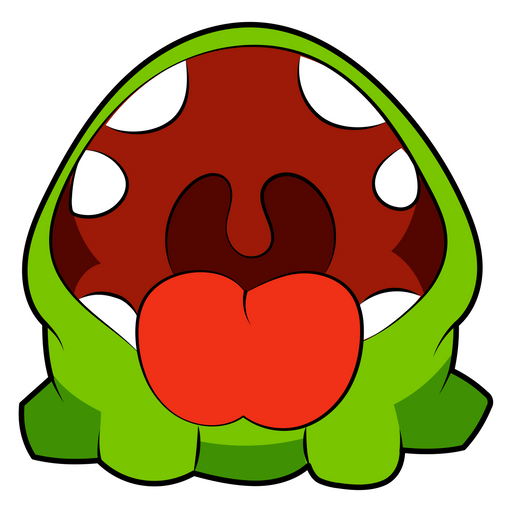 Yawning Frog Sticker