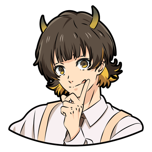 here is a Blue Lock Meguru Bachira Devil Sticker from the Anime collection for sticker mania