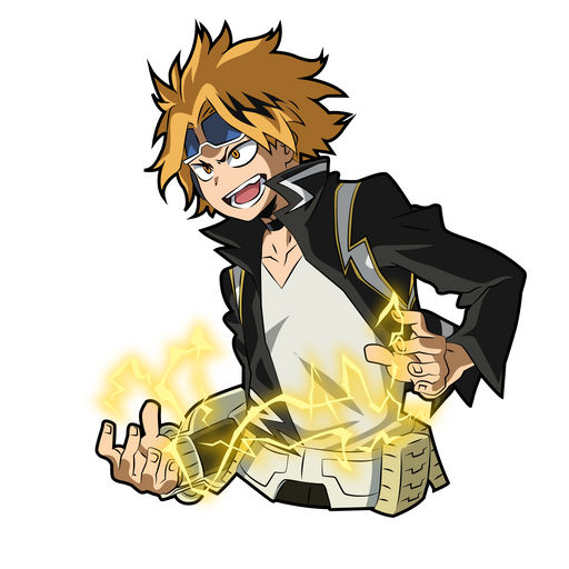 here is a My Hero Academia Denki Kaminari Sticker from the My Hero Academia collection for sticker mania
