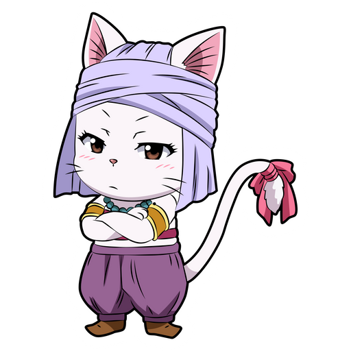 here is a Fairy Tail Carla Sticker from the Anime collection for sticker mania