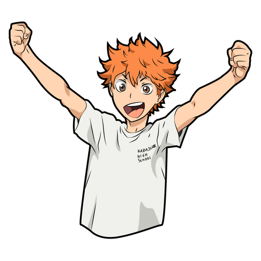 here is a Haikyuu!! Shoyo Hinata Sticker from the Anime collection for sticker mania