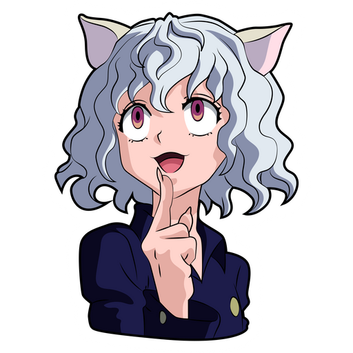 here is a Hunter x Hunter Neferpitou Sticker from the Anime collection for sticker mania