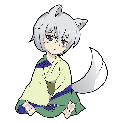 here is a Kamisama Kiss Tomoe Cute Sticker from the Anime collection for sticker mania