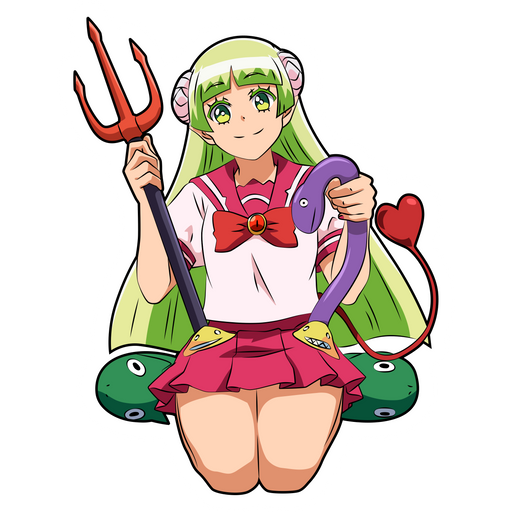 here is a Mairimashita! Iruma-kun Valac Clara Sticker from the Anime collection for sticker mania