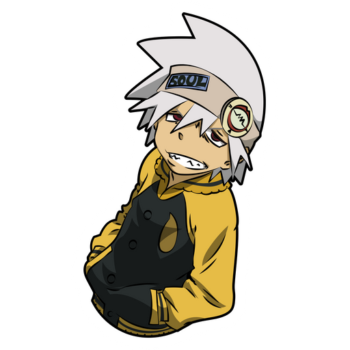 here is a Soul Eater Evans Sticker from the Anime collection for sticker mania