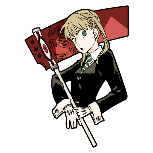 here is a Soul Eater Maka Albarn Sticker from the Anime collection for sticker mania