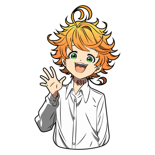 here is a The Promised Neverland Emma Sticker from the Anime collection for sticker mania