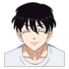 Tokyo Revengers Shinichiro Sano Smile Sticker