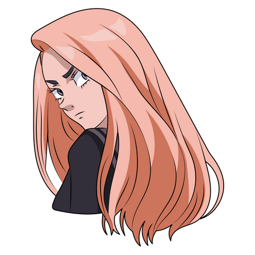 here is a Tokyo Revengers Yuzuha Shiba Sticker from the Anime collection for sticker mania