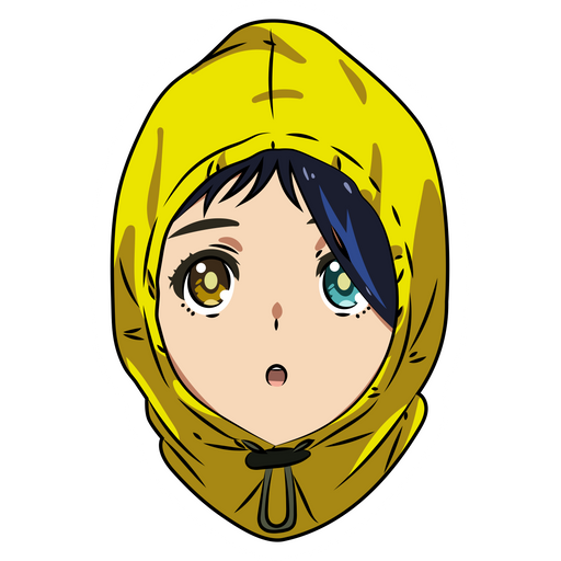 here is a Wonder Egg Priority Ai Ohto Sticker from the Anime collection for sticker mania