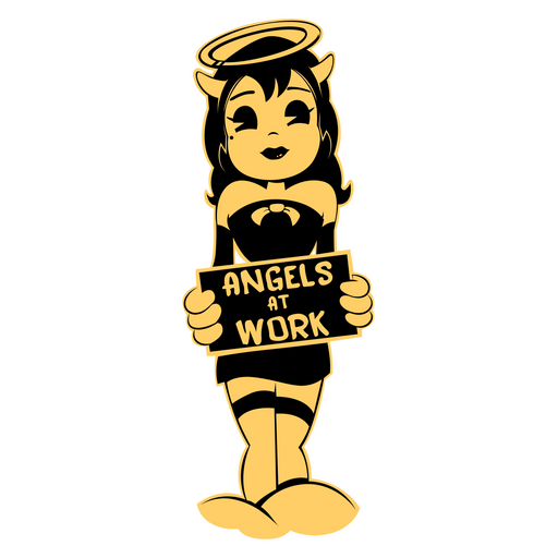 here is a Bendy and Ink Machine Alice Angel Sticker from the Bendy and the Ink Machine collection for sticker mania